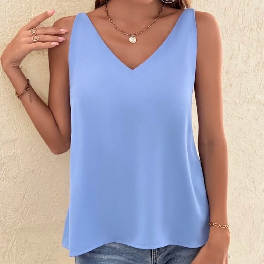 Shein | Back Knot Tank Top